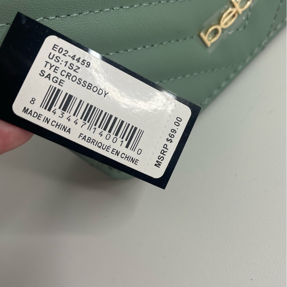 Bebe Crossbody in Sage NWT - Picture 2 of 5